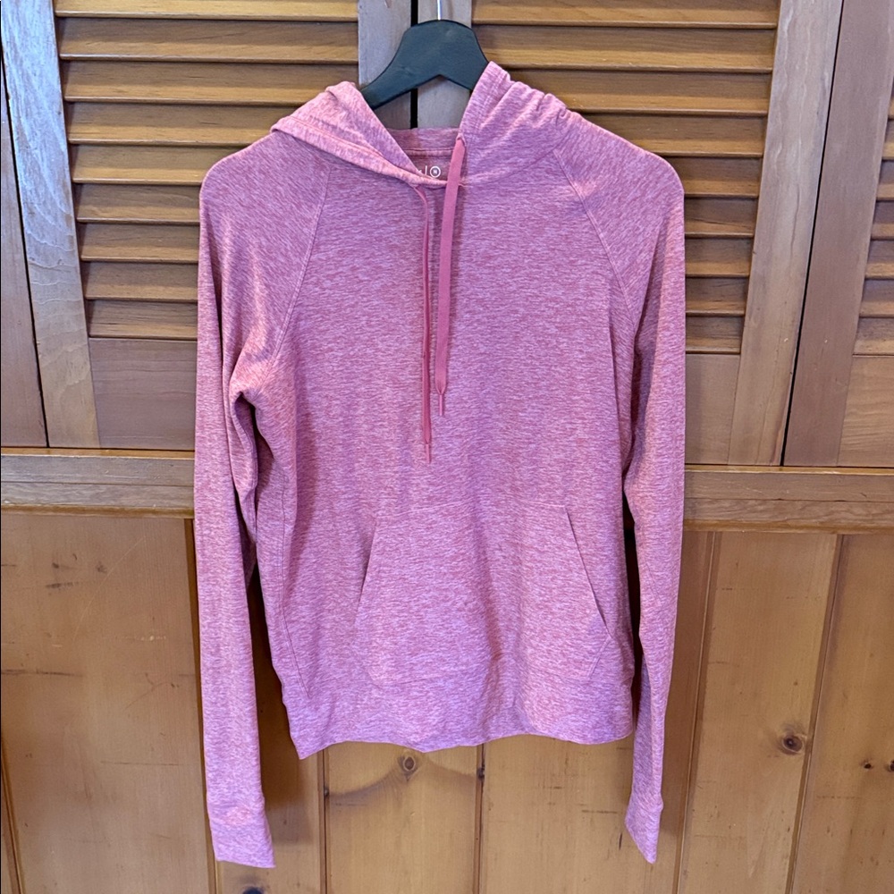 Outdoor Voices Heathered Pink Hoodie
